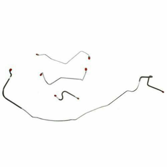 1967 Chevrolet Chevelle Front Brake Line Kit Power Drum Brakes - CKT6704SS - Front Lines Car Part People