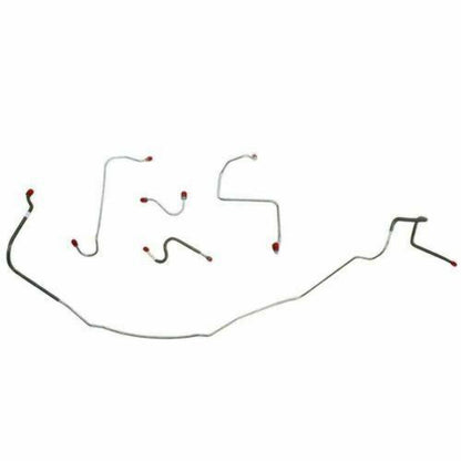 1967 Chevrolet Chevelle Front Brake Line Kit Manual Disc Brakes - CKT6705SS - Front Lines Car Part People