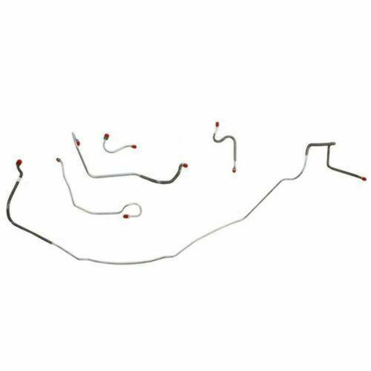 1967 Chevrolet Chevelle Front Brake Line Kit Power Disc Brakes - CKT6706SS - Front Lines Car Part People