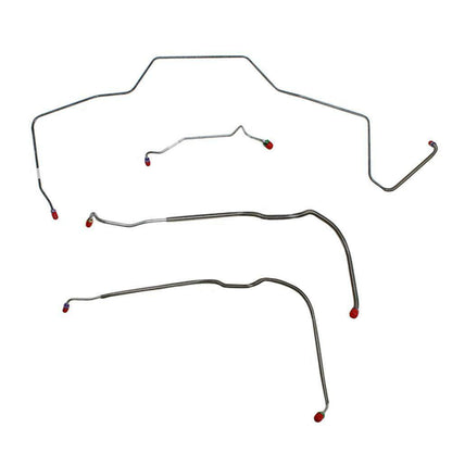 1968 Chevrolet Chevelle Front Brake Line Kit Power Drum Brakes - CKT6802SS - Front Lines Car Part People