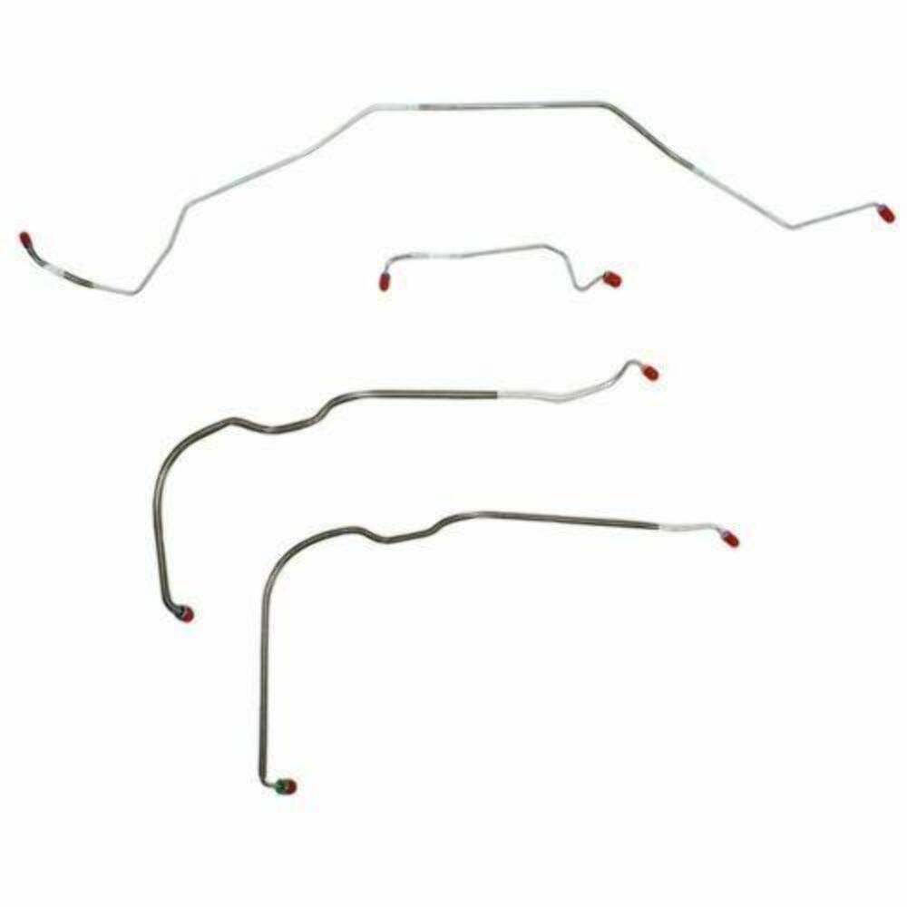 1968 Chevrolet Chevelle Front Brake Line Kit Power Drum Brakes - CKT6805SS - Front Lines Car Part People