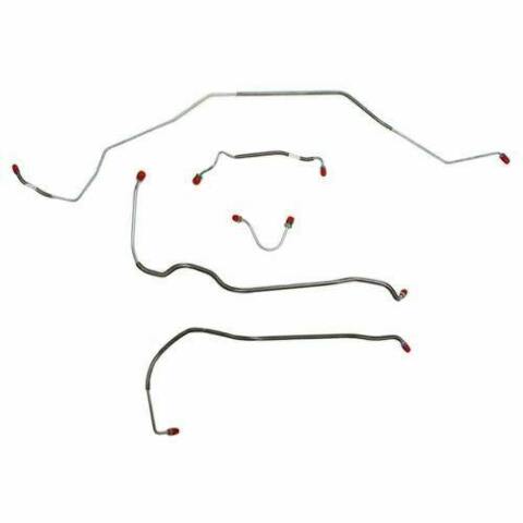 1968 Chevrolet Chevelle Front Brake Line Kit Power Disc Brakes - CKT6806SS