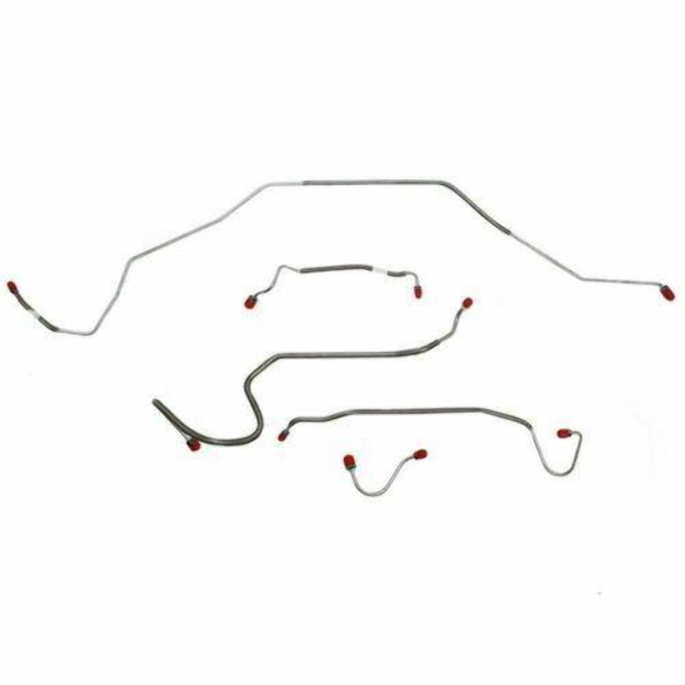 1968 Chevrolet Chevelle Front Brake Line Kit Manual Disc Brakes - CKT6807OM - Front Lines Car Part People