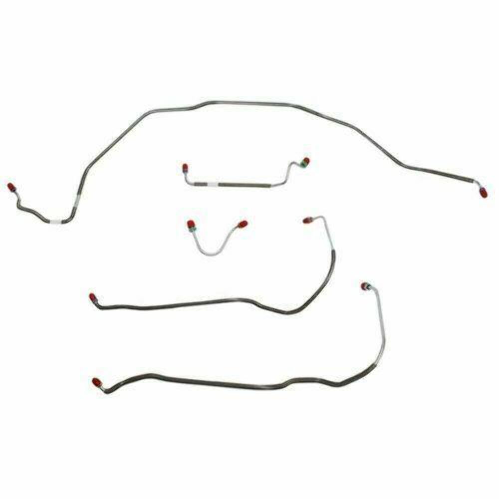 1969 Chevrolet Chevelle Front Brake Line Kit Power Disc Brakes - CKT6903SS - Front Lines Car Part People
