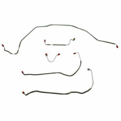 1969 Chevrolet Chevelle Front Brake Line Kit Power Disc Brakes - CKT6903SS - Front Lines Car Part People