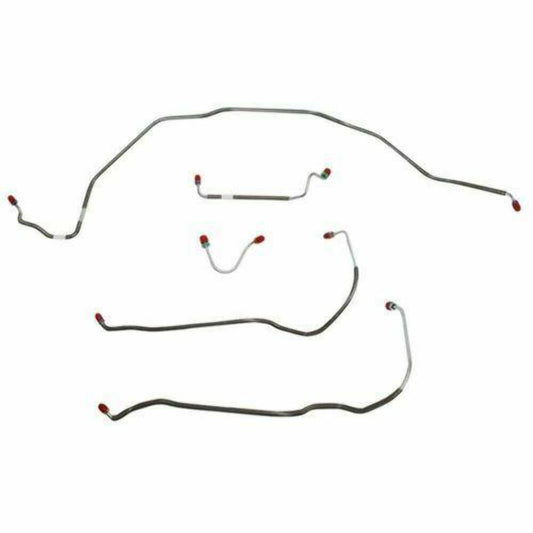 1969 Chevrolet Chevelle Front Brake Line Kit Power Disc Brakes - CKT6903SS - Front Lines Car Part People