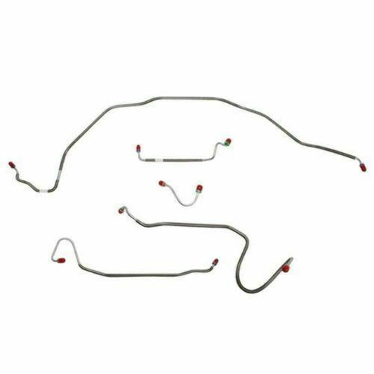 Fine Lines CKT6904OM - Front Brake Line Kit Manual Disc Brakes fits 1969 Chevrolet Chevelle - Front Lines Car Part People