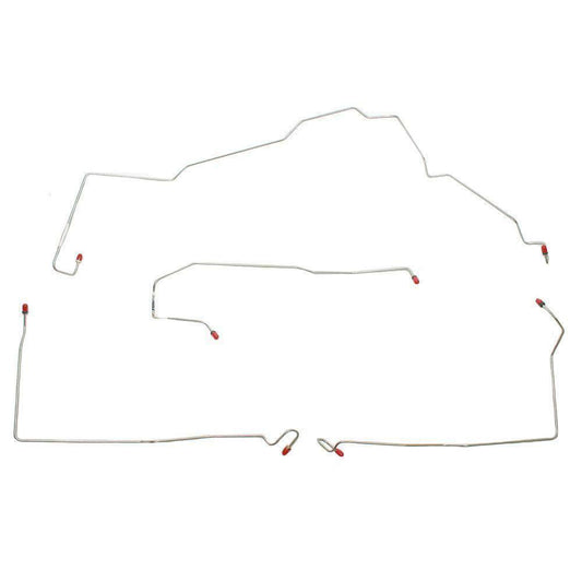 1997-2000 Chevrolet Malibu Front Brake Line Kit with ABS Steel - CKT9701OM - Front Lines Car Part People