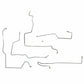 1997 - 2002 Cadillac Eldorado Front Brake Line Kit w/Traction Control CKT9702SS
