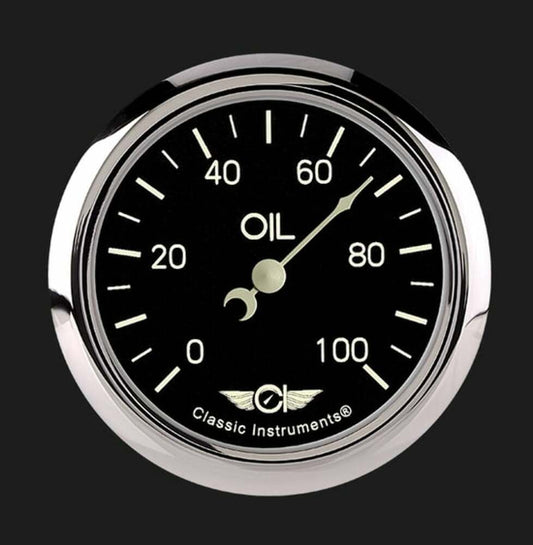 Classic Series 2 5/8" Oil Pressure Gauge CL381SRC