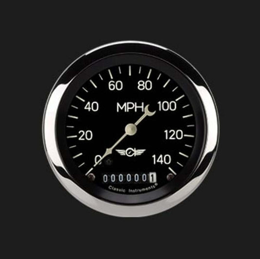 Classic Series 3 3/8" Speedometer CL55SRC