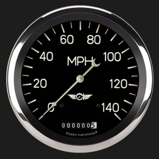 Classic Series 4 5/8" Speedometer CL56SRC
