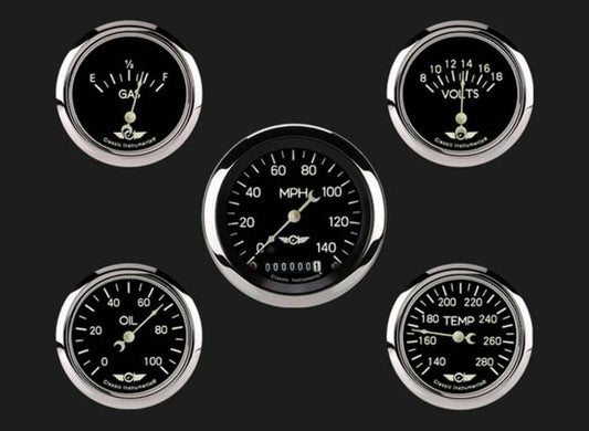 Classic Series Five Gauge Set, 3 3/8" CL900SRC