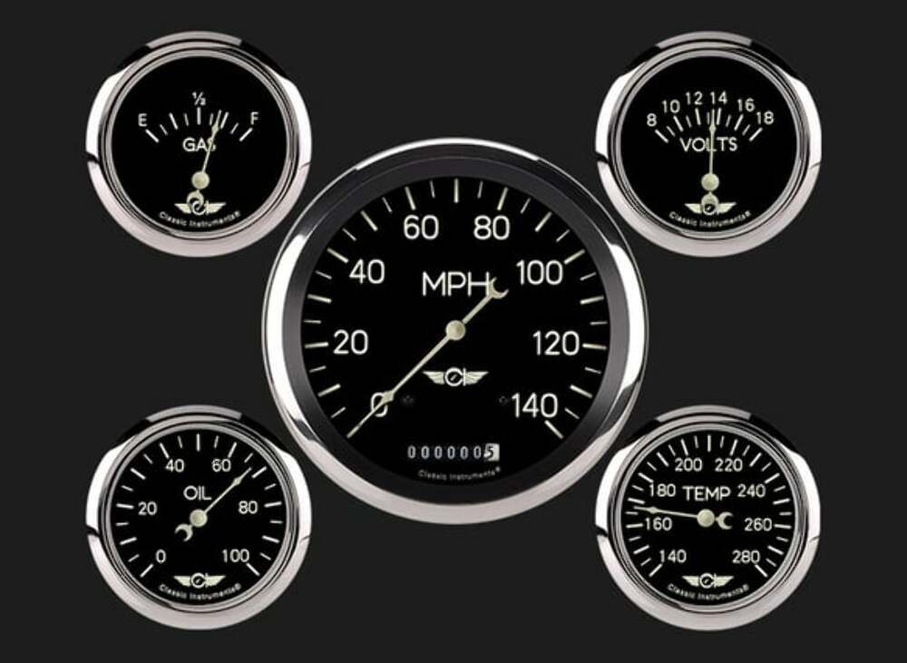 Classic Series Five Gauge Set, 4 5/8" CL954SRC