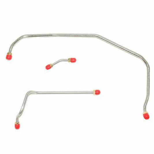 1970 Chevrolet Chevelle Pump to Carburetor Fuel Line Short Fuel Pump - CPC7006SS - Pre-Bent Fuel Lines Car Part People