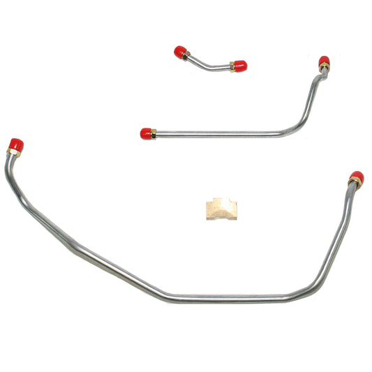 Chevy Pump to Carburetor Fuel Line; Fine Lines-CPC7016OM - Fuel Line Car Part People