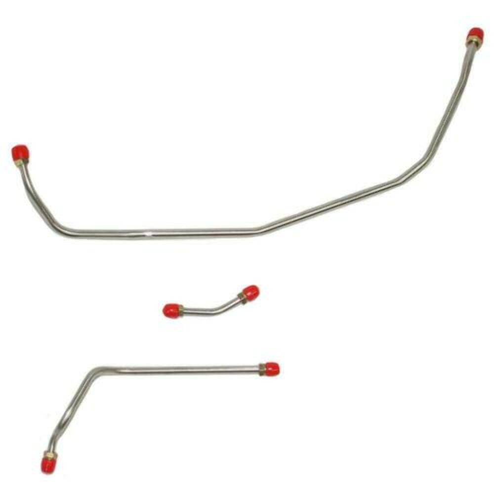 1970 Buick Electra Pump to Carburetor Fuel Line 3 Lines and Block Pump CPC7017OM - Pre-Bent Fuel Lines Car Part People