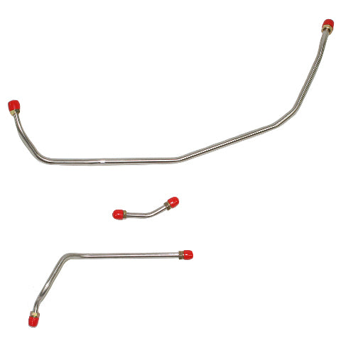 1970 Chevrolet Chevelle Pump to Carburetor Fuel Lines LS6 Long Pump CPC7017SS