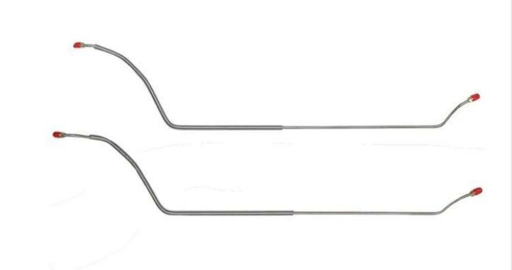 1964 - 1967 Chevrolet Chevelle Rear Axle Brake Lines - CRA6403SS - Rear Lines Car Part People
