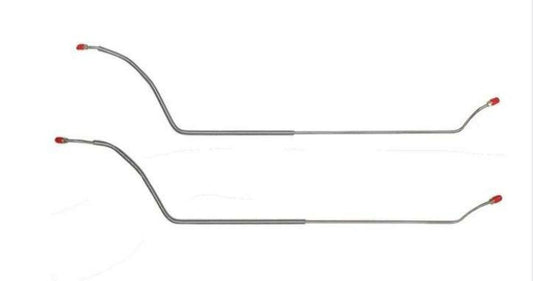 1964 - 1967 Chevrolet Chevelle Rear Axle Brake Lines - CRA6403SS - Rear Lines Car Part People