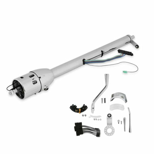Fits 1960-72 C10 Pickup Custom Tilt Steering Column-Chrome/Auto  33" CSCU33A