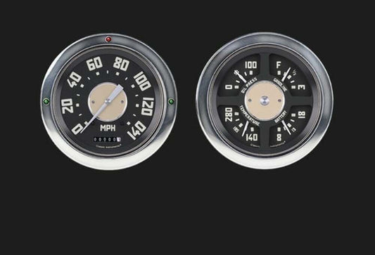 1954-55 Chevy Truck Package 4 5/8" Speedometer & Quad CT54OE52