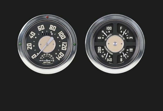 1954-55 Chevy Truck Package 4 5/8" Speedometer & Quad CT54OE62