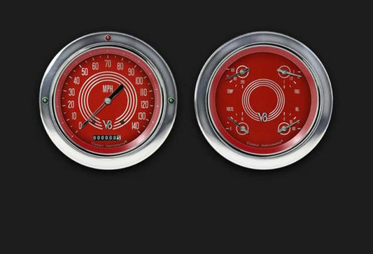 V8 Red Steelie 1954-55 Chevy Truck Package CT54V8RS52