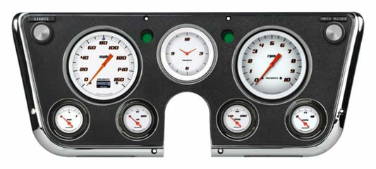 Fits 1967-1972 C10 Pickup Velocity White LS Instrument Clusters CT67DVSW-LS