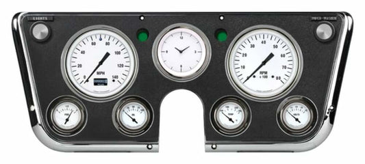 Fits 1967-72 C10 Pickup White Hot LS Sending Unit Instrument Clusters CT67DWH-LS