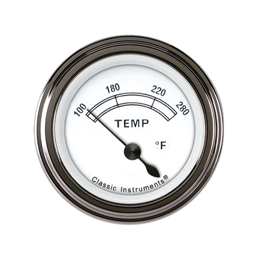 Classic White 2 1/8" Water Temp CW26SLF