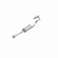 Fits 2003-2009 Toyota 4Runner Direct-Fit Replacement Exhaust System 106-0075