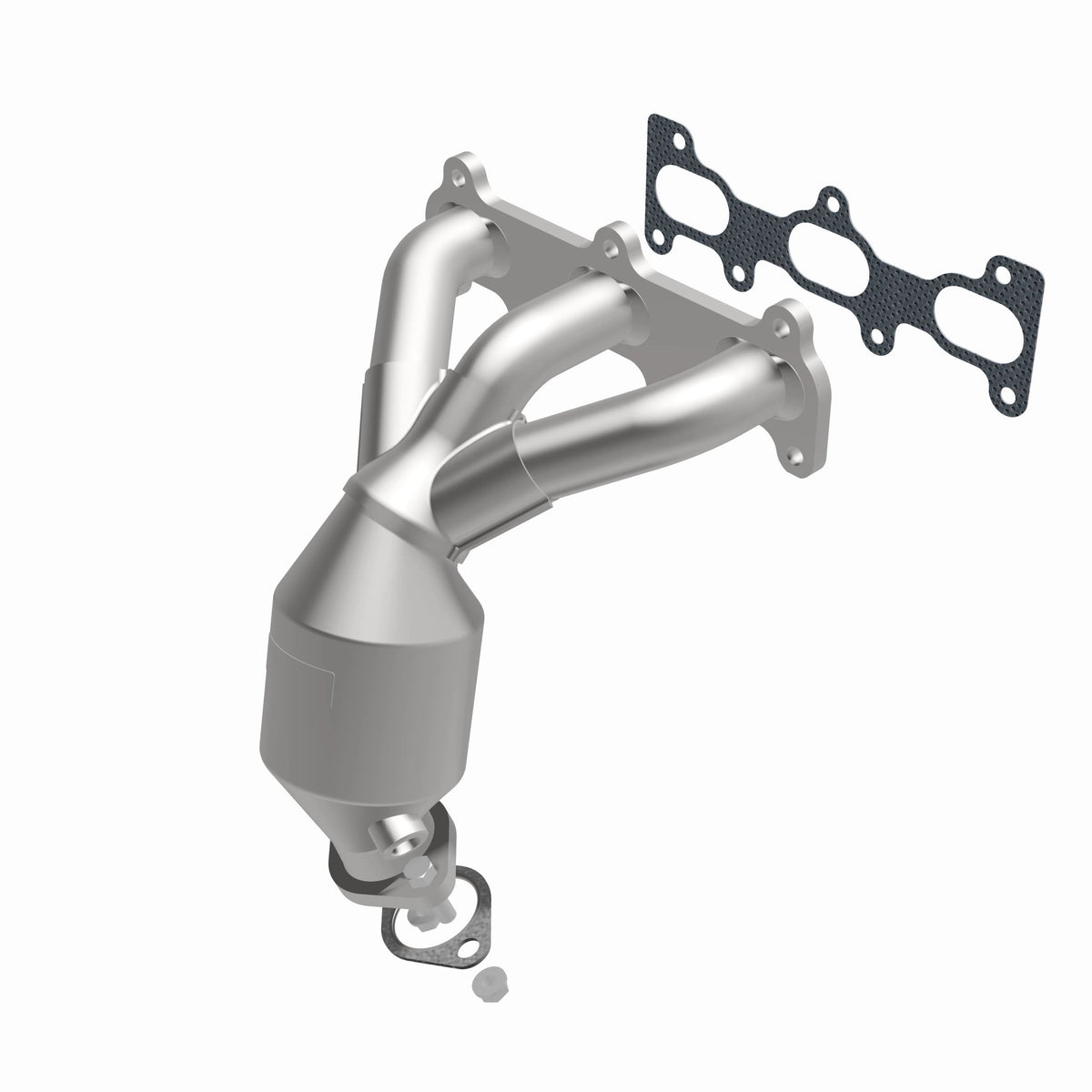 Catalytic Converter with Integrated Exhaust Manifold for HM Grade Federal / EPA Compliant Direct-Fit Manifold Catalytic