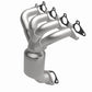Catalytic Converter with Integrated Exhaust Manifold for HM Grade Federal / EPA Compliant Direct-Fit Manifold Catalytic
