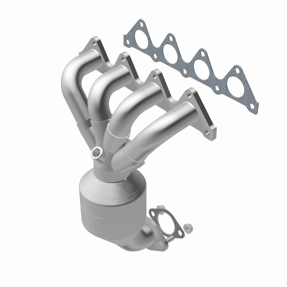 Catalytic Converter with Integrated Exhaust Manifold for HM Grade Federal / EPA Compliant Direct-Fit Manifold Catalytic