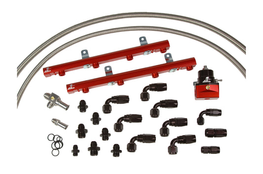 Fuel Injection Fuel Rail Kit EFI Fuel Rail Vehicle Specific Fit Aeromotive 14127-BGPL