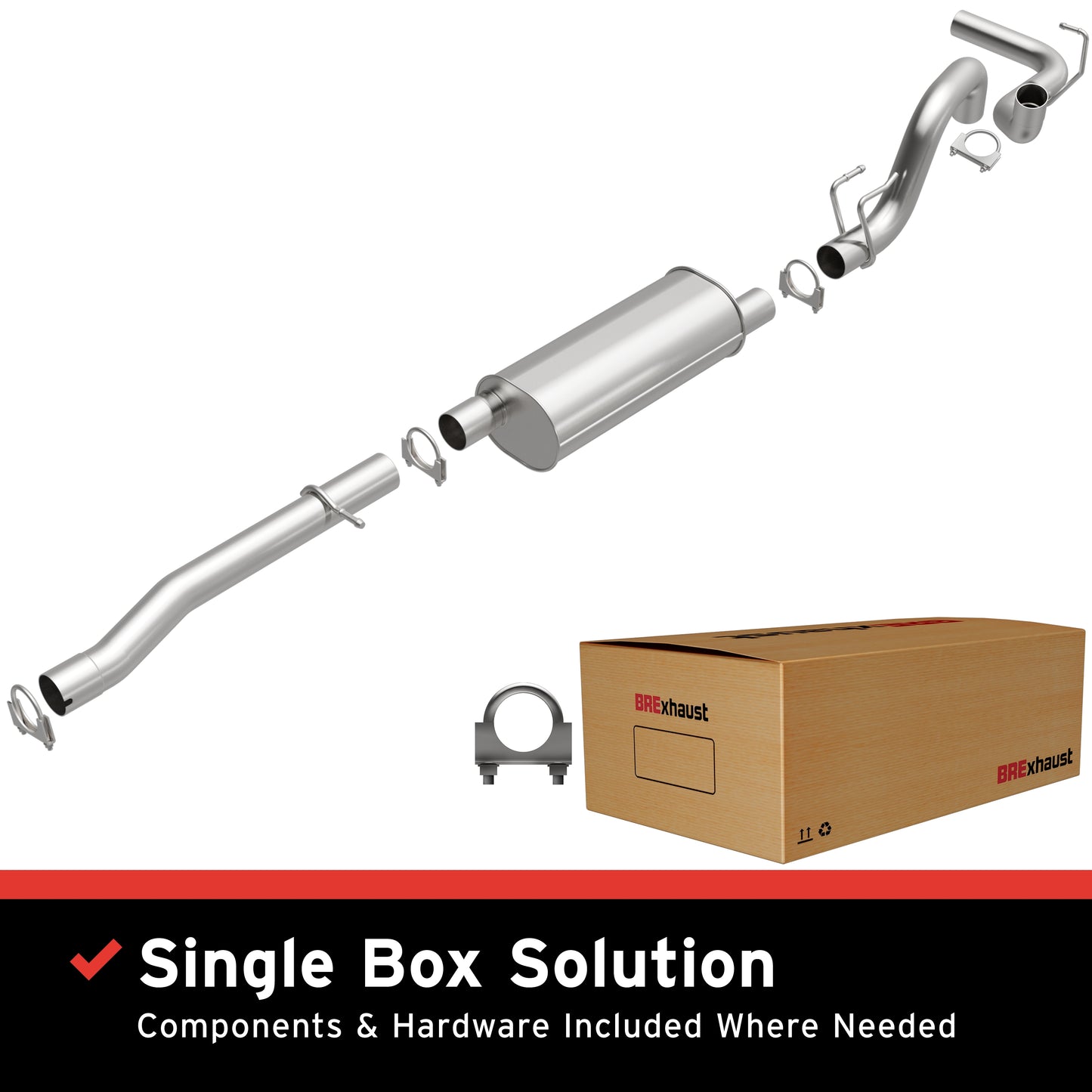 2009-2016 Ford E-350 Super Duty Direct-Fit Replacement Exhaust System 106-0946