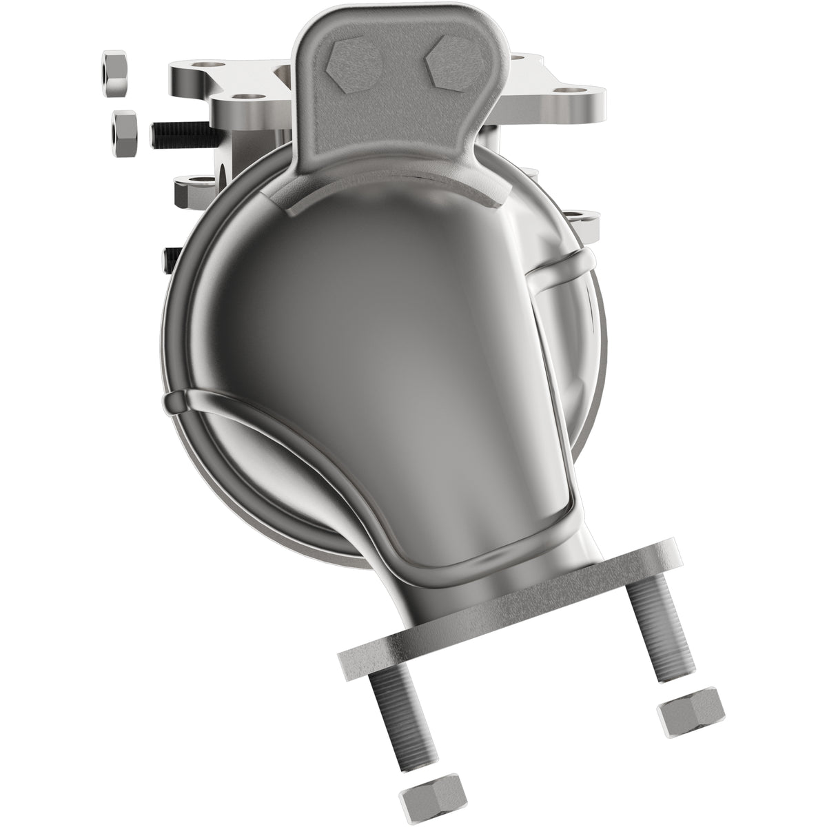 Catalytic Converter with Integrated Exhaust Manifold for OEM Grade Federal / EPA Compliant Direct-Fit Manifold Catalytic