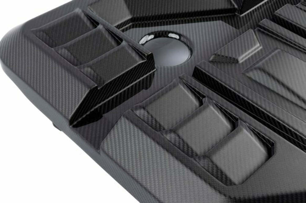 Dinan Matte Carbon Fiber Engine Cover - 2021-2024 Bmw M2/M3/M4-D590-0005-B