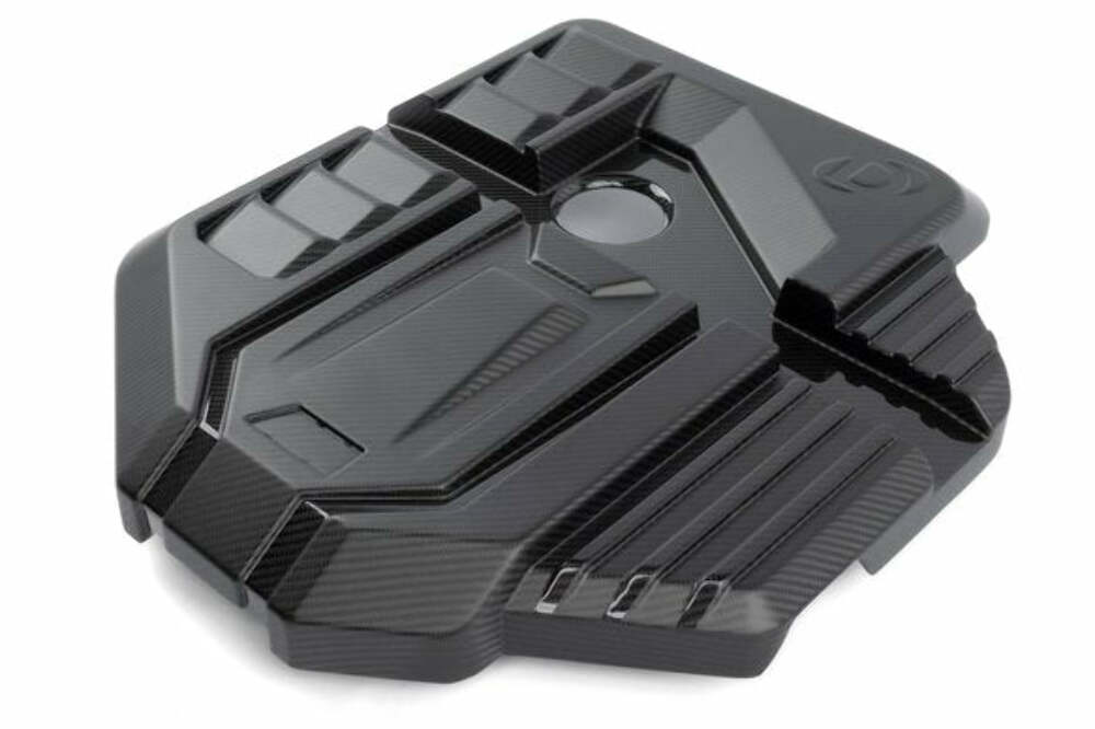 Dinan Matte Carbon Fiber Engine Cover - 2021-2024 Bmw M2/M3/M4-D590-0005-B