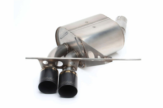 Dinan Free Flow Axle-Back Exhaust - 2008-2013 BMW 135i/135is - D660-0025-BLK