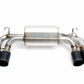 Dinan D660-0056-BLK Dinan Free Flow Axle-Back Exhaust - 2016-2018 BMW M2 F87