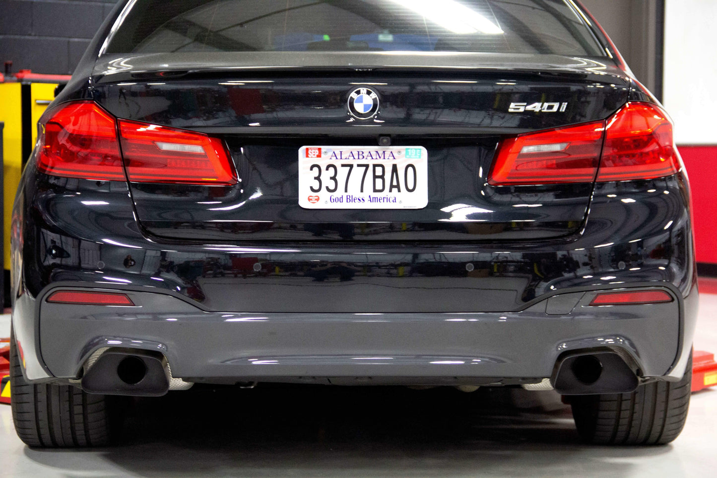 Dinan D660-0078-BLK Dinan Free Flow Axle-Back Exhaust - 2017-2020 BMW 540i