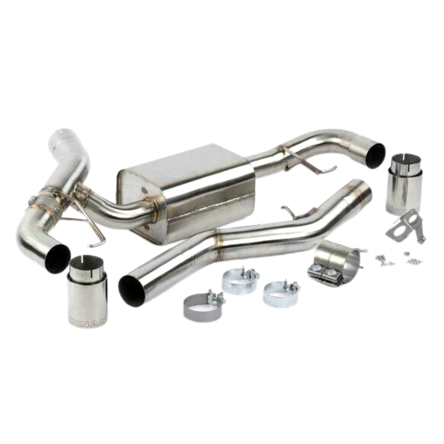 Fits 2019-2023 BMW 330I/430I; Valved Axle-Back Exhaust-Polished Tips