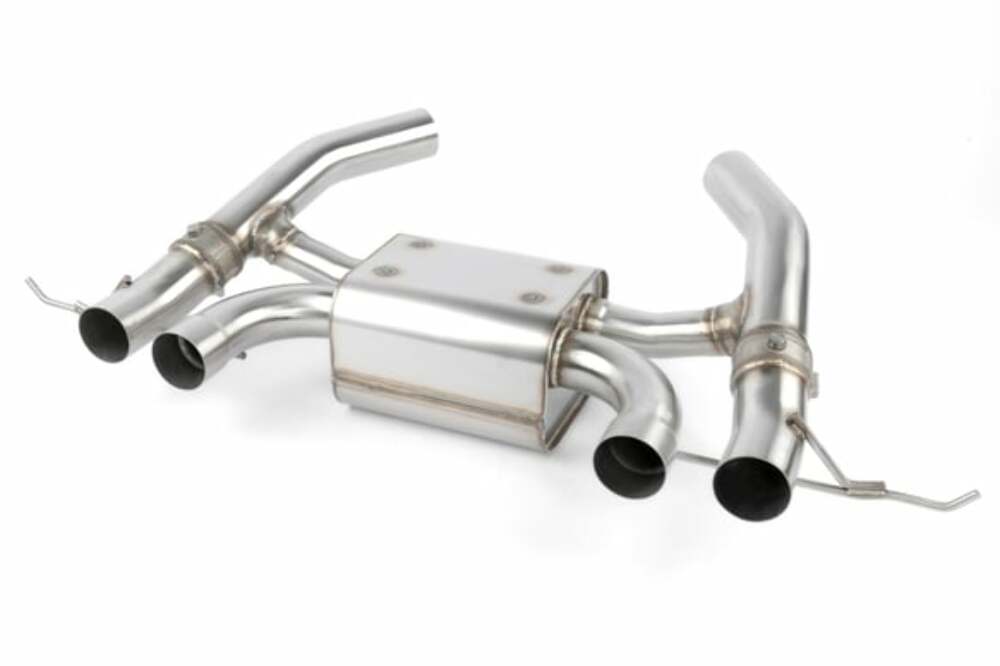 Valved Axle-Back Exhaust For 2023-2024 Bmw M2 Stainless Black Tips-D660-0100-BLK