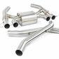 Valved Axle-Back Exhaust For 2023-2024 Bmw M2 Stainless Black Tips-D660-0100-BLK