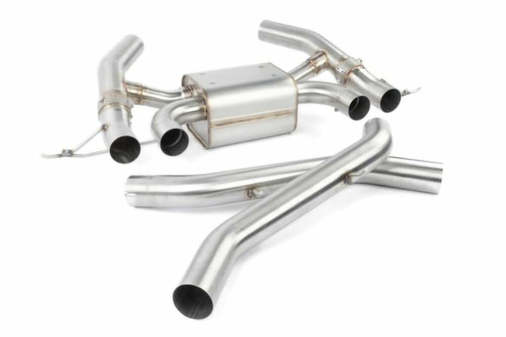 Valved Axle-Back Exhaust For 2023-2024 Bmw M2 Stainless Black Tips-D660-0100-BLK