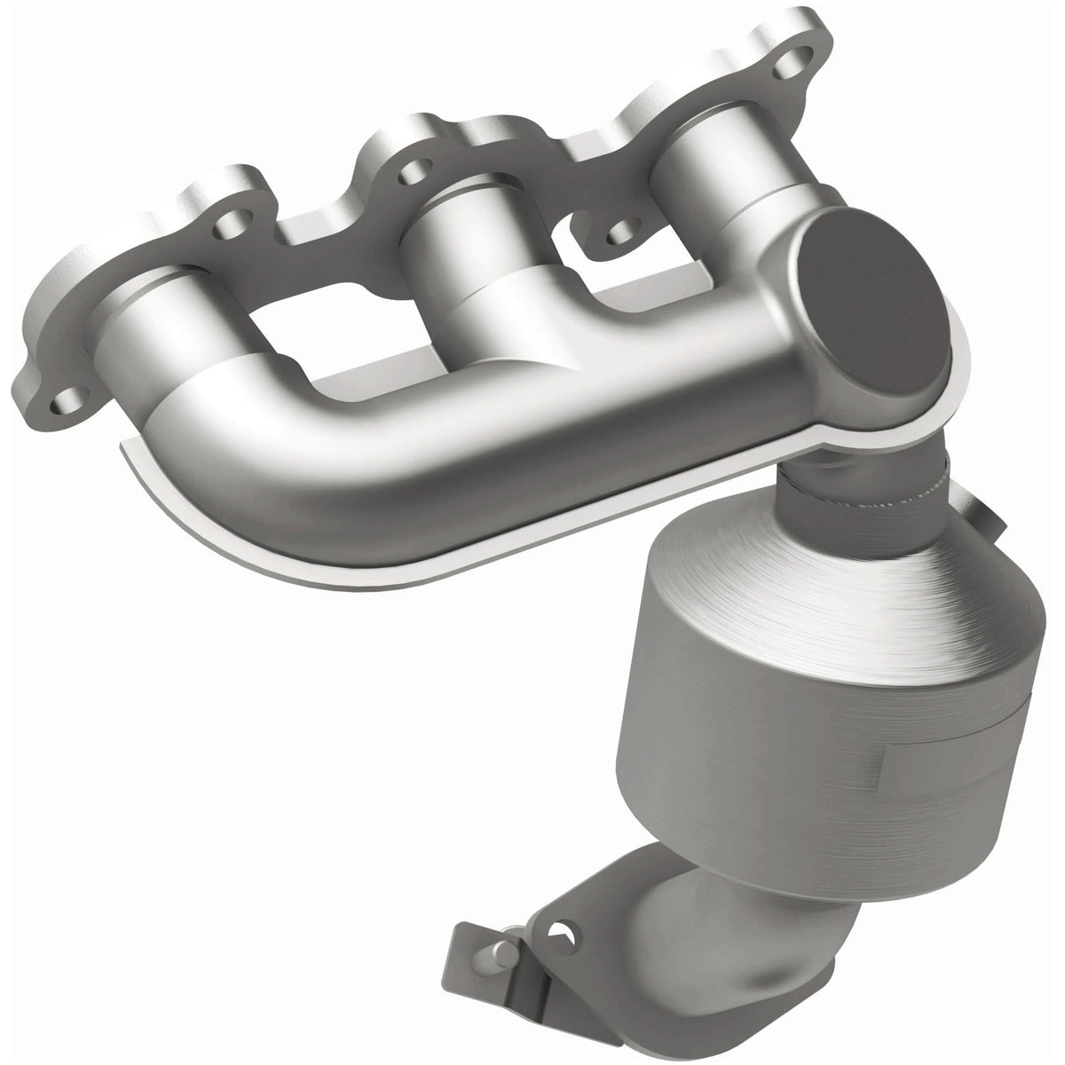 Catalytic Converter with Integrated Exhaust Manifold for HM Grade Federal / EPA Compliant Direct-Fit Manifold Catalytic