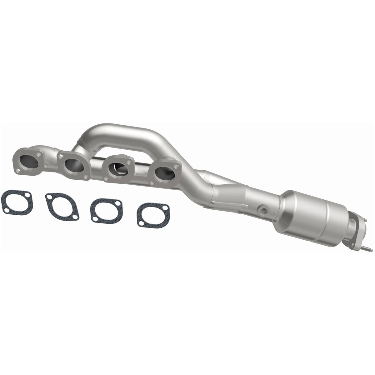 Catalytic Converter with Integrated Exhaust Manifold for HM Grade Federal / EPA Compliant Direct-Fit Manifold Catalytic