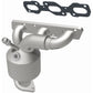 Catalytic Converter with Integrated Exhaust Manifold for HM Grade Federal / EPA Compliant Direct-Fit Manifold Catalytic